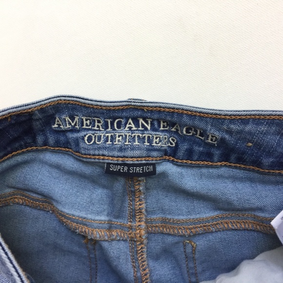 American Eagle Hi Rise Jeggings Stretch Jeans Sz 0 - Picture 3 of 4